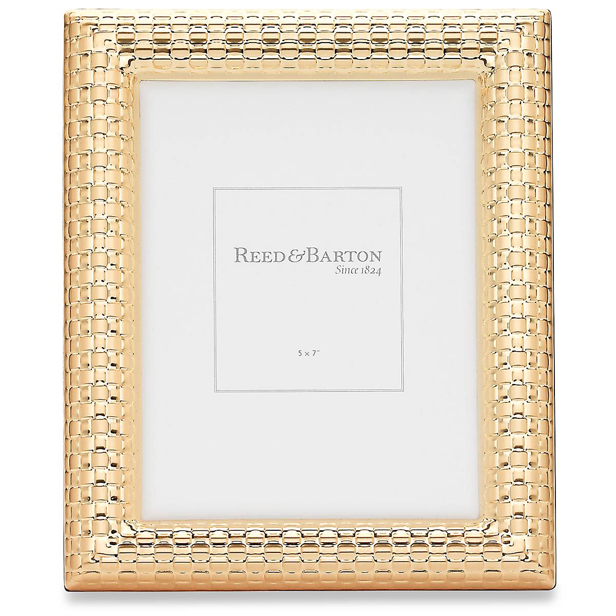 "Watchband Satin Gold 5"" x 7"" Photo Frame"