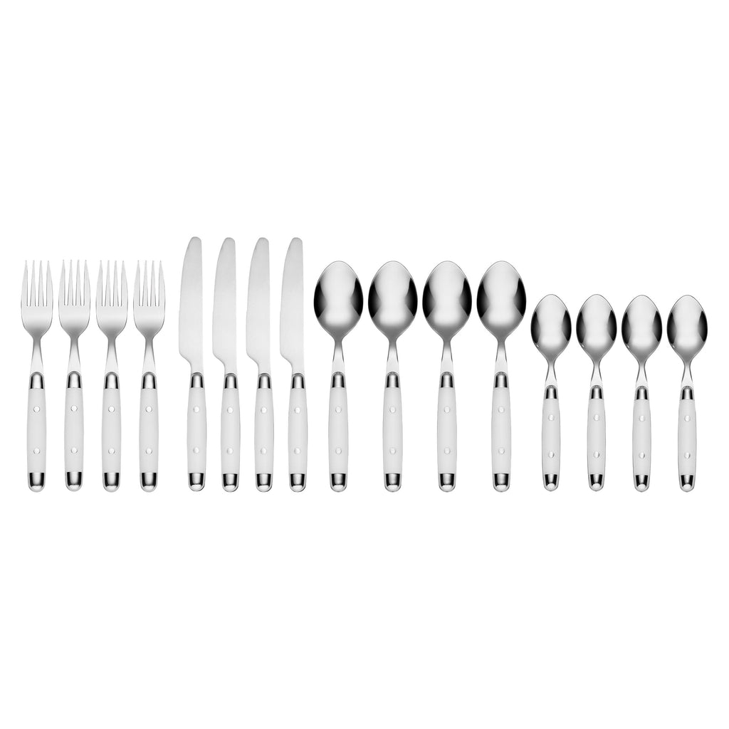 Jubilee White 16 Piece Flatware Set