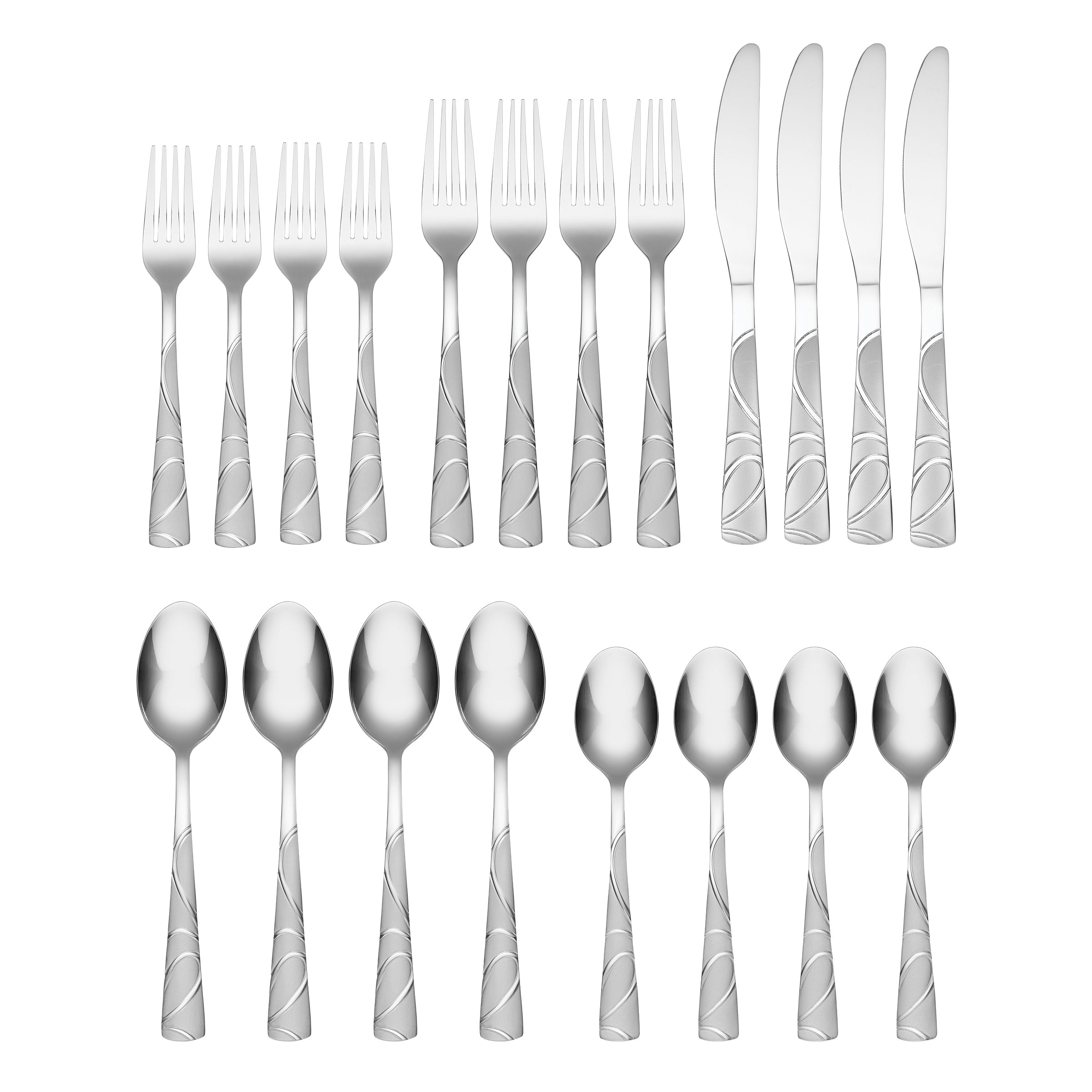 Sasha Sand 20 Piece Flatware Set