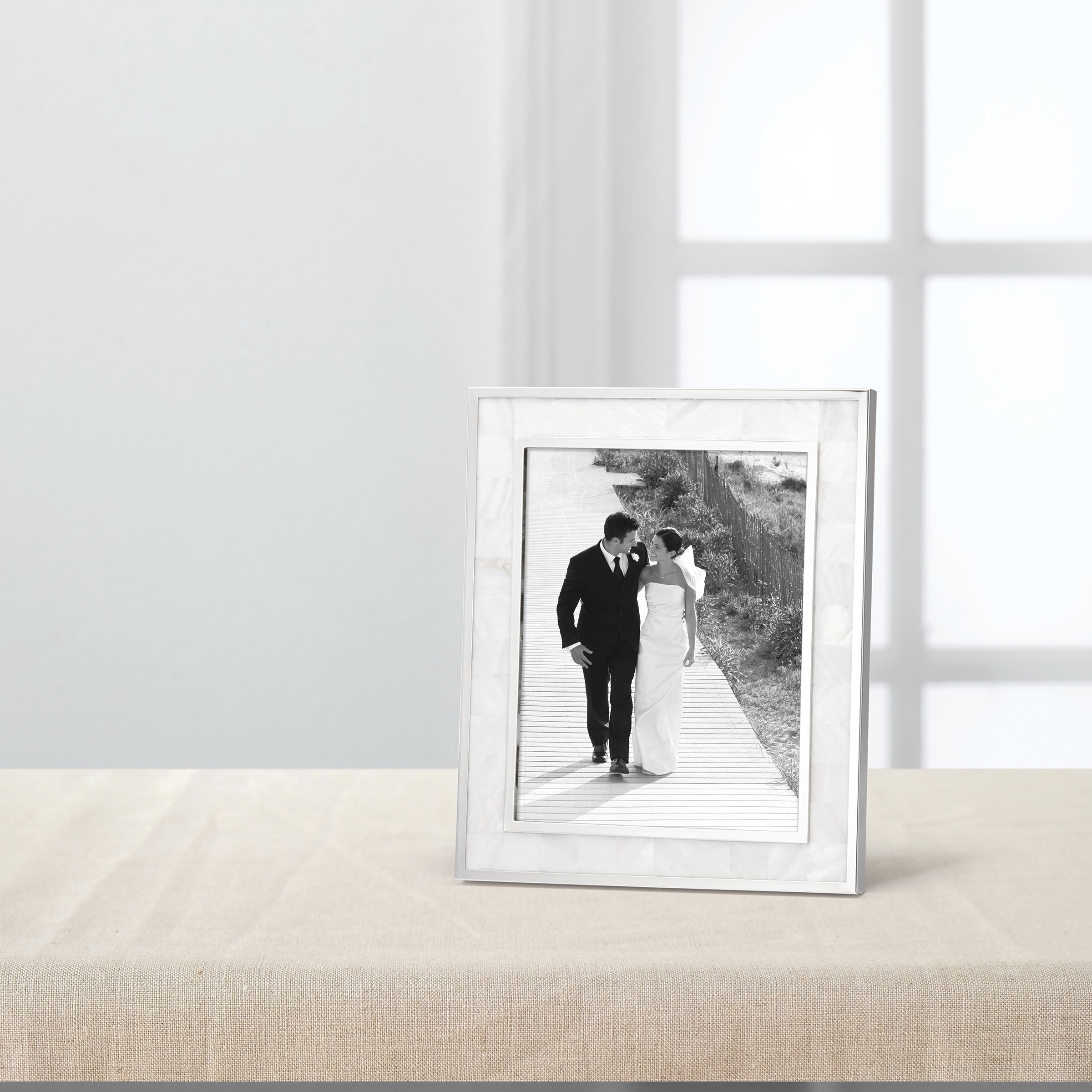 "Mother Of Pearl 8"" x 10"" Photo Frame"