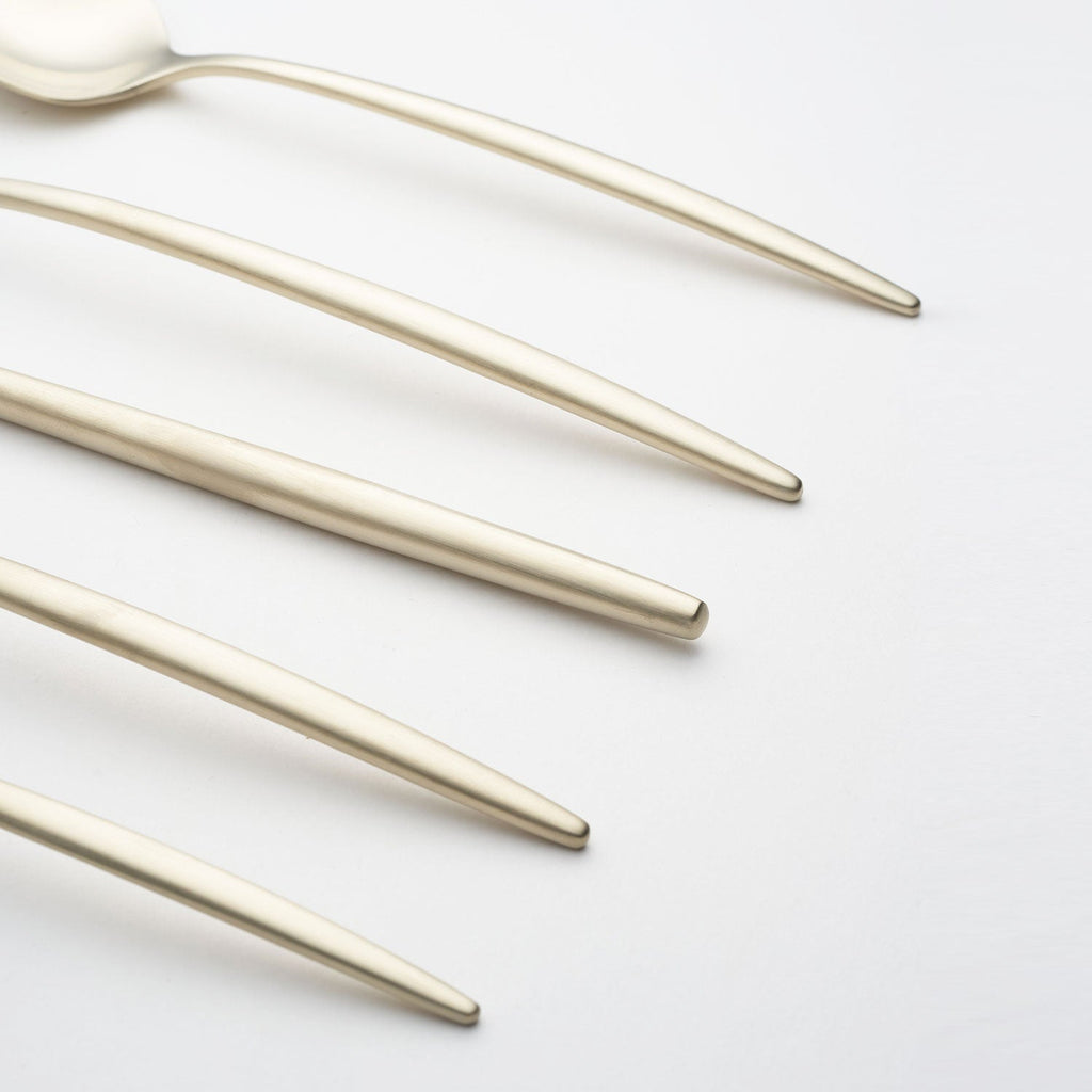 Gaze Champagne Satin 20 Piece Flatware Set