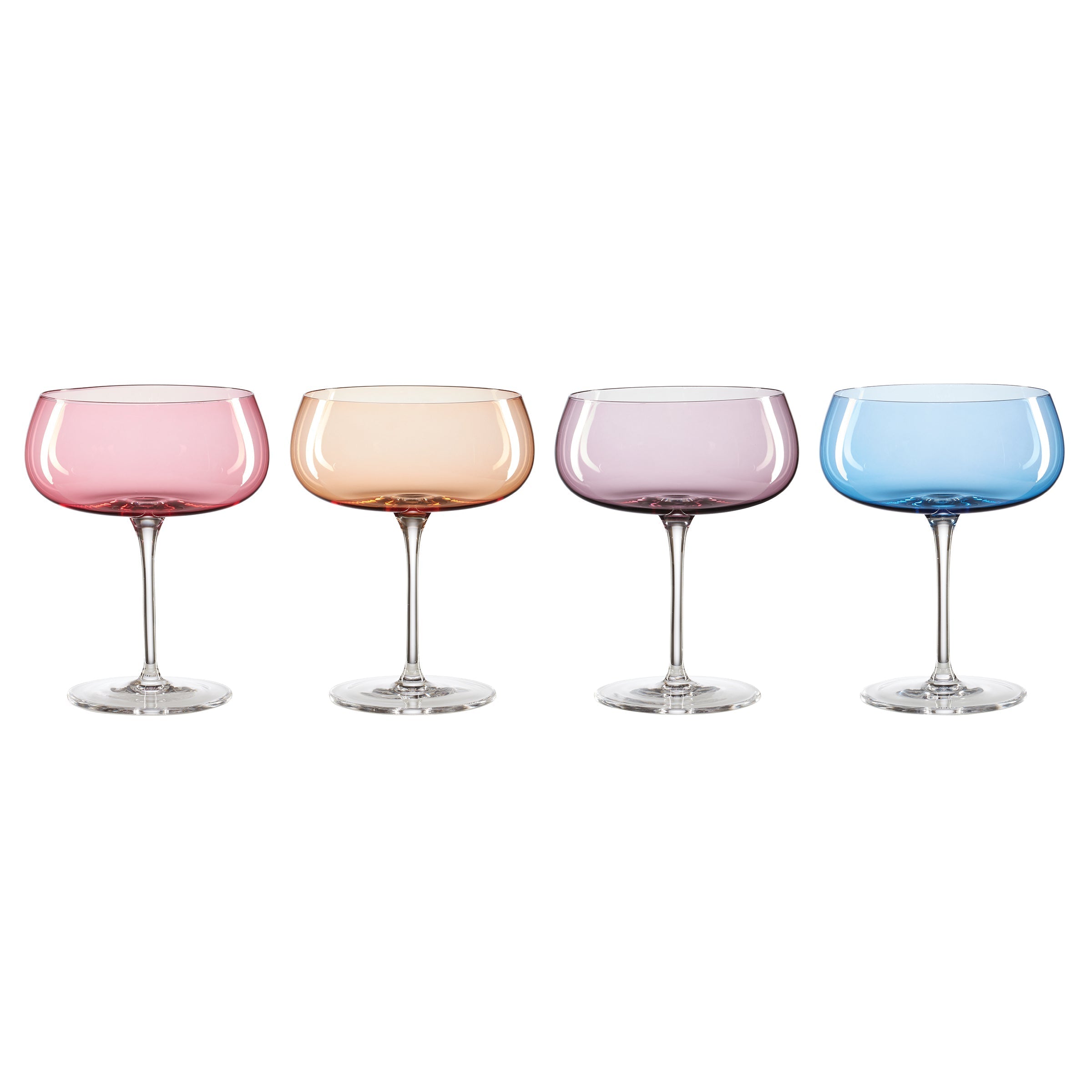 True Colors Cocktail Glasses - Set Of 4