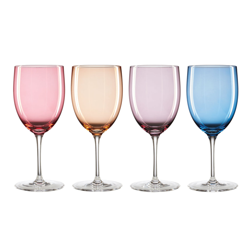 True Colors Wine Glasses - Set Of 4