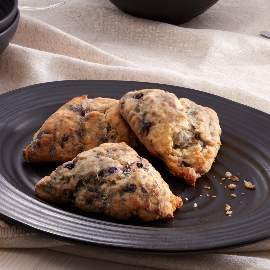 Ridge Black 12-Piece Dinnerware Set