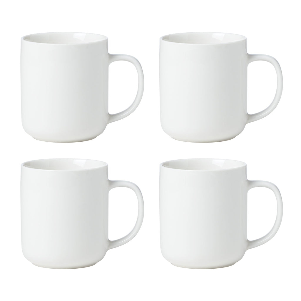 24 Seven White Mugs - Set of 4