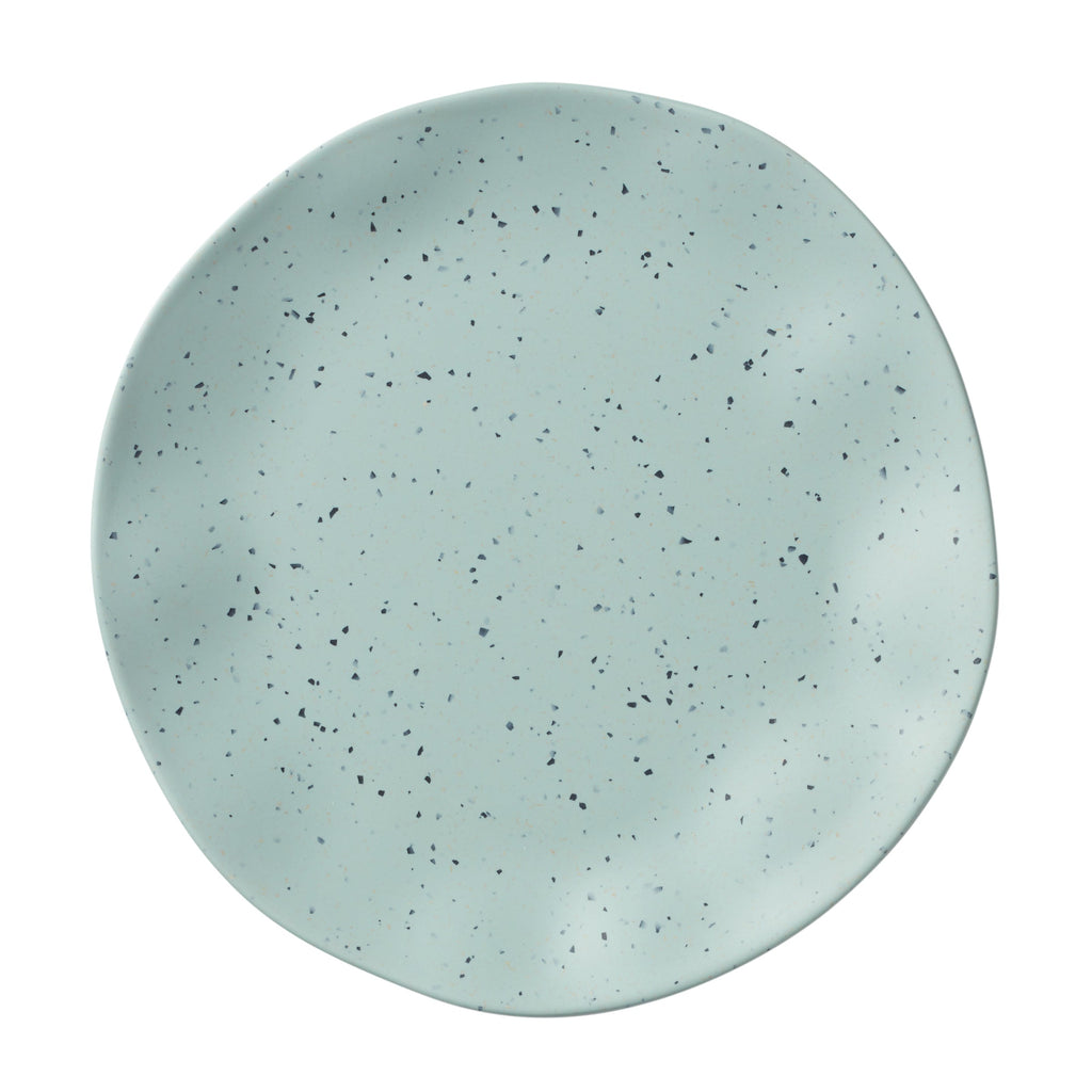 Terrazzo Melamine Mint 12-Piece Dinnerware Set