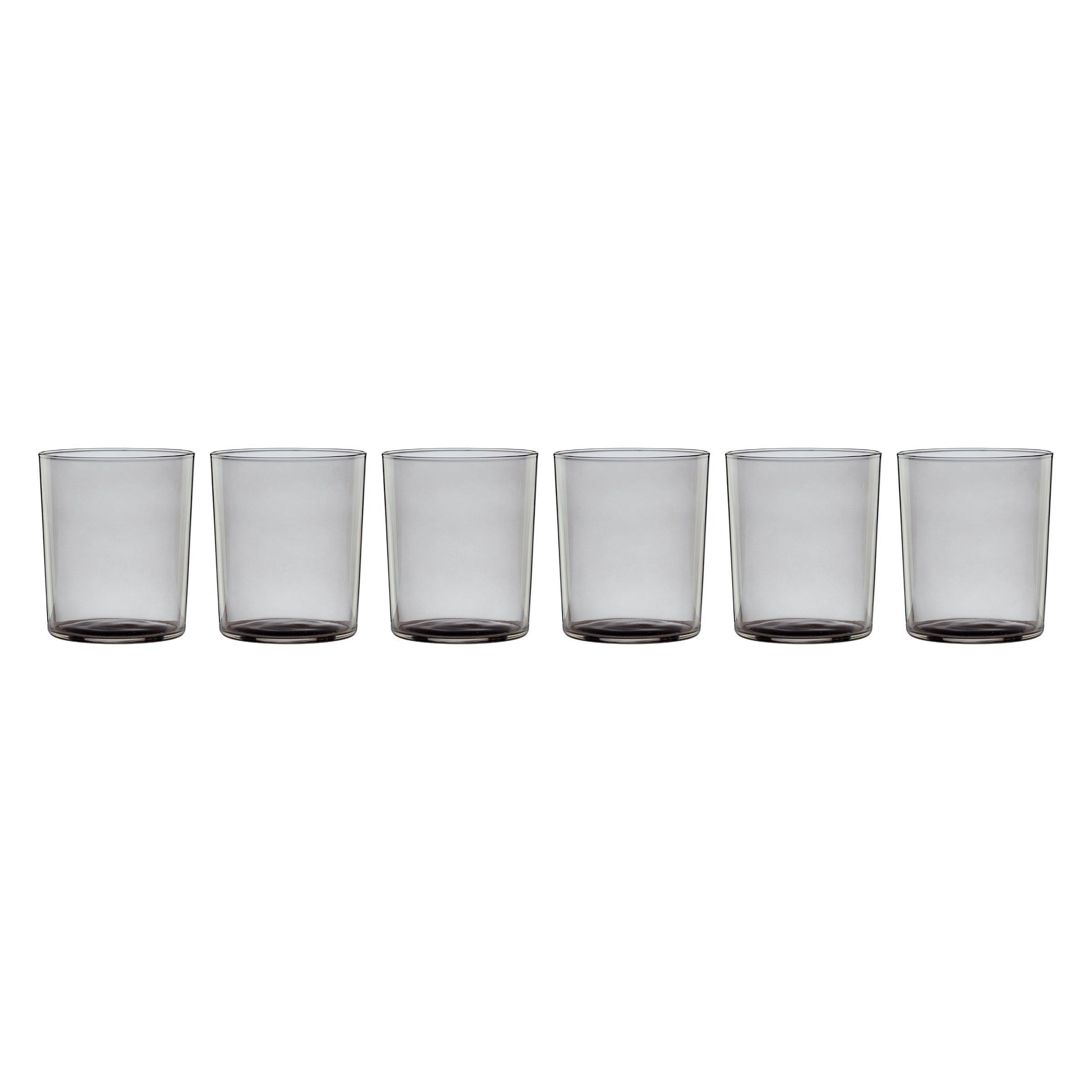 Stackables Smoke Tall Glasses - Set Of 6