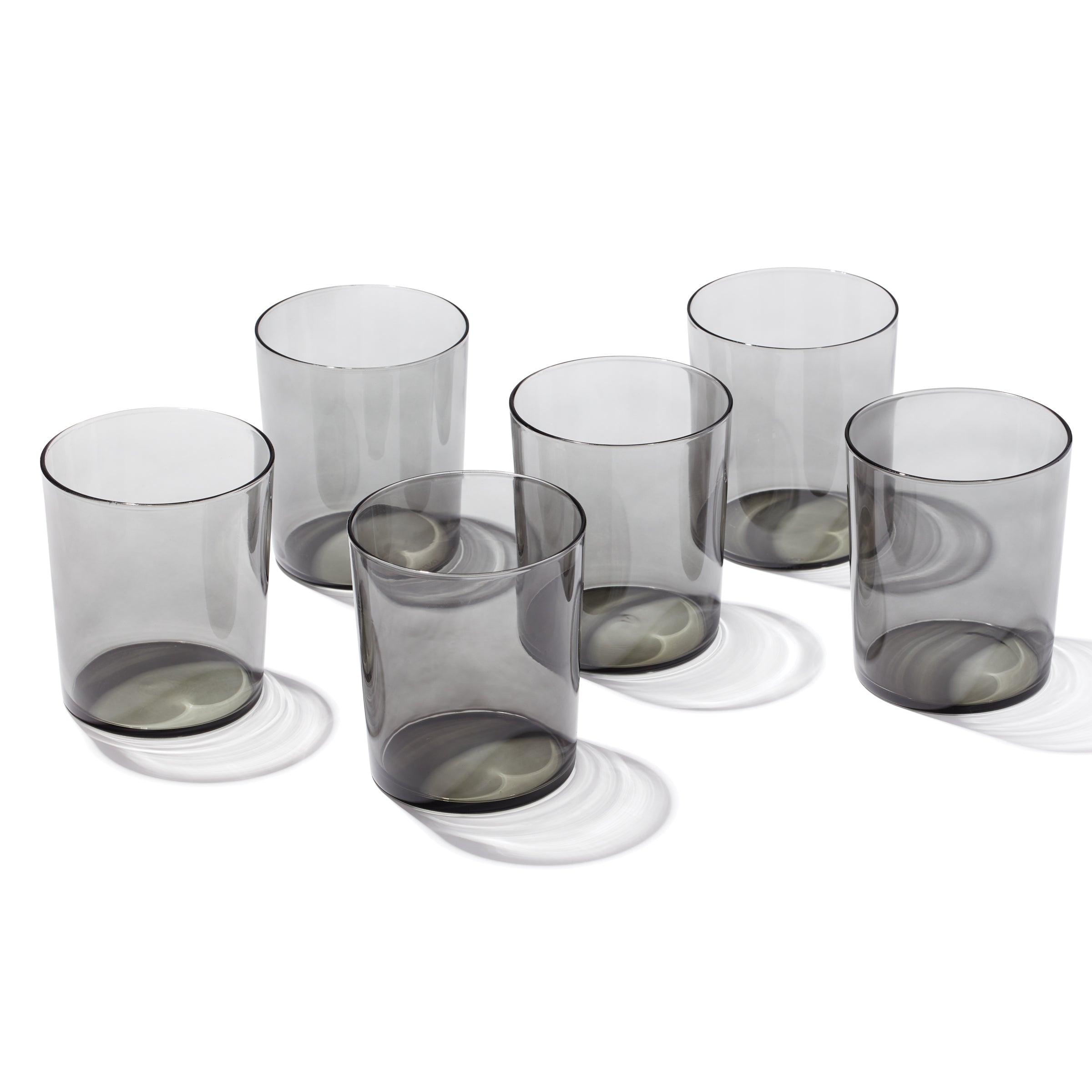 Stackables Smoke Tall Glasses - Set Of 6