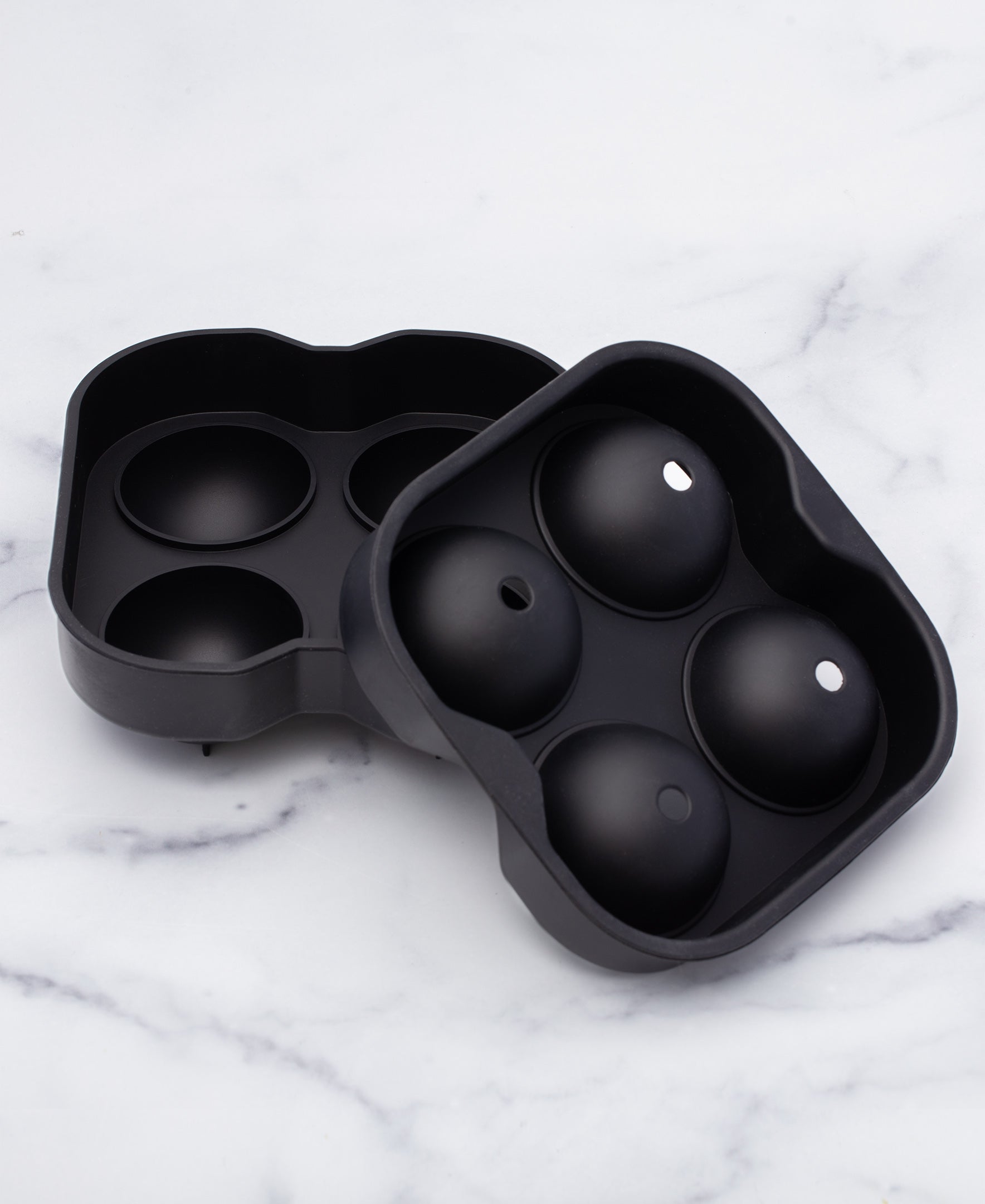 Black Round Silicone XL Ice Mold