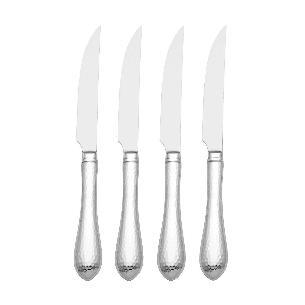 Hammered Antique Steak Knife - Set of 4