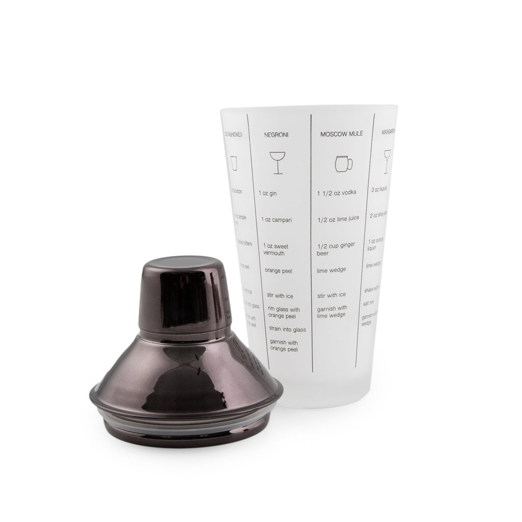 Black Mixology Shaker Tool Set 5 pc
