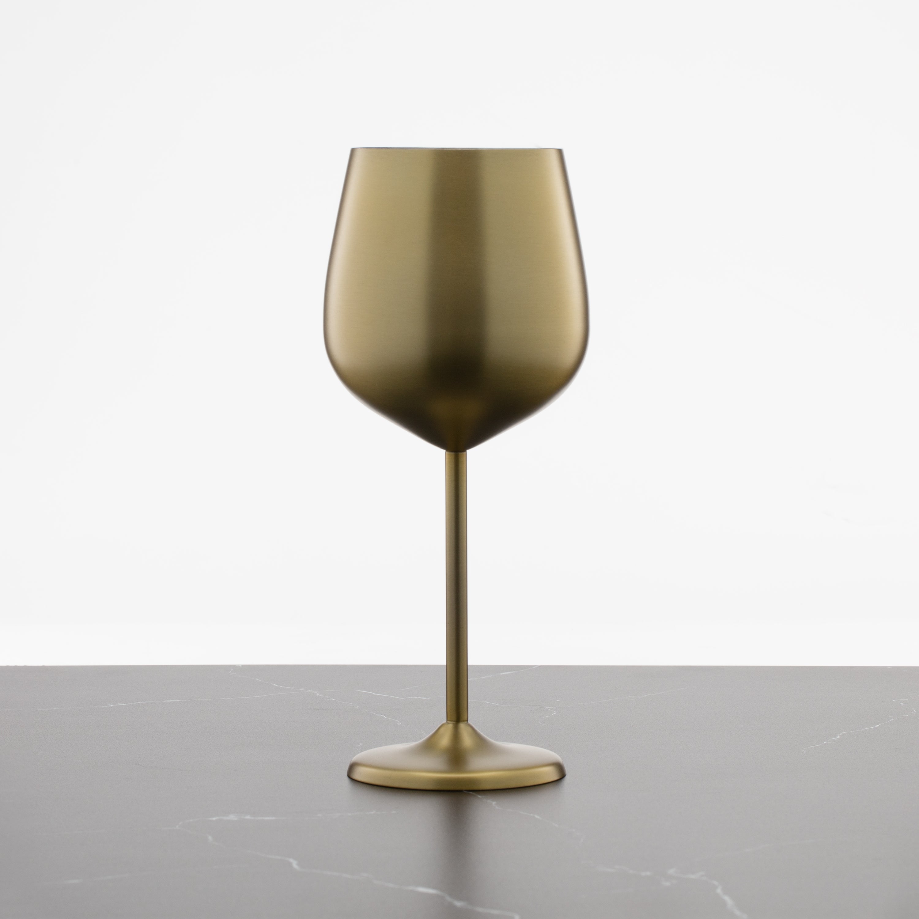 Gold Stainless Wine Glasses - Set Of 4