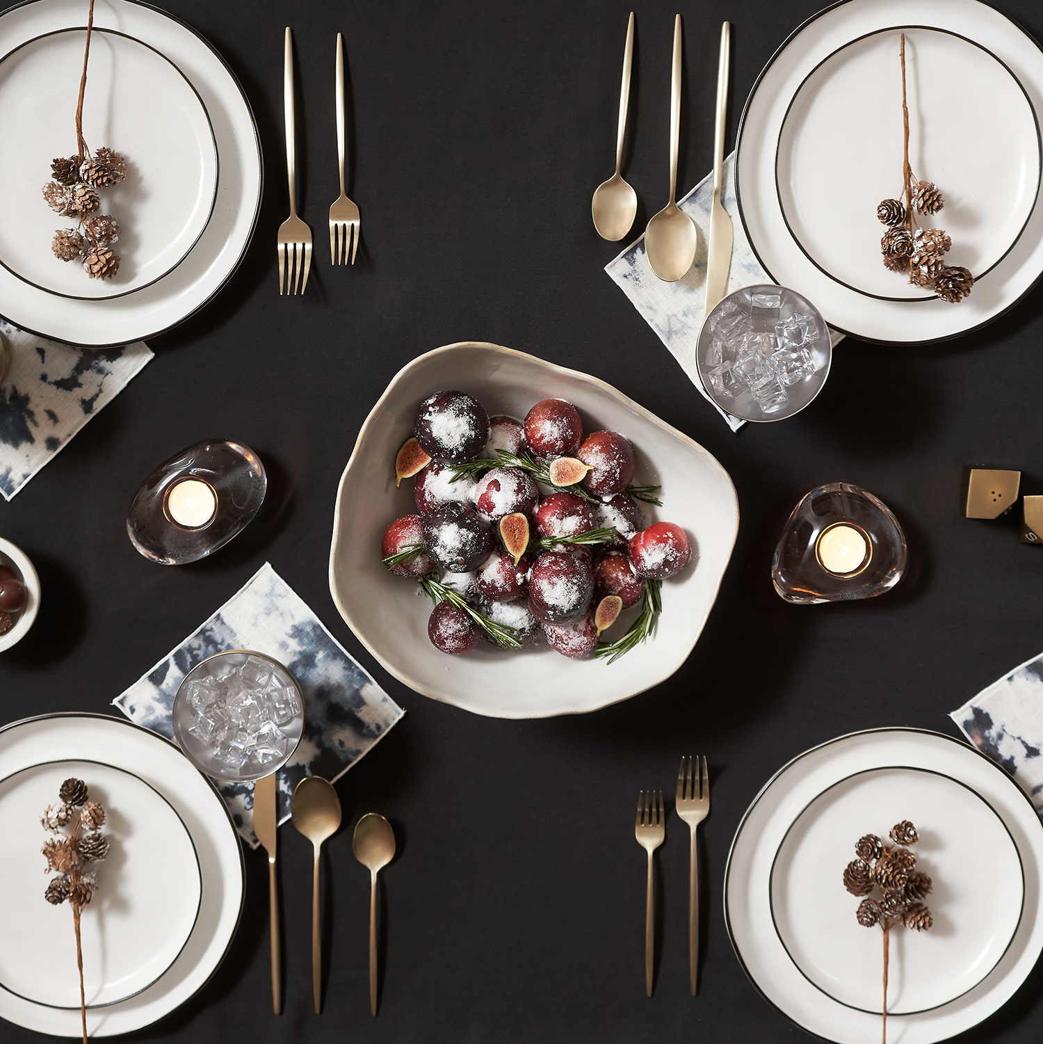 Gaze Champagne Satin 20 Piece Flatware Set