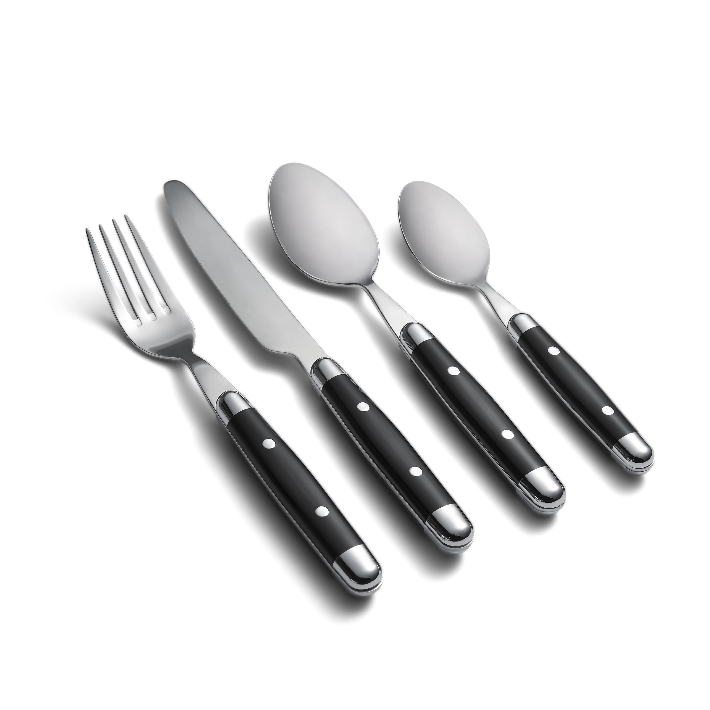 Jubilee Black 16 Piece Flatware Set