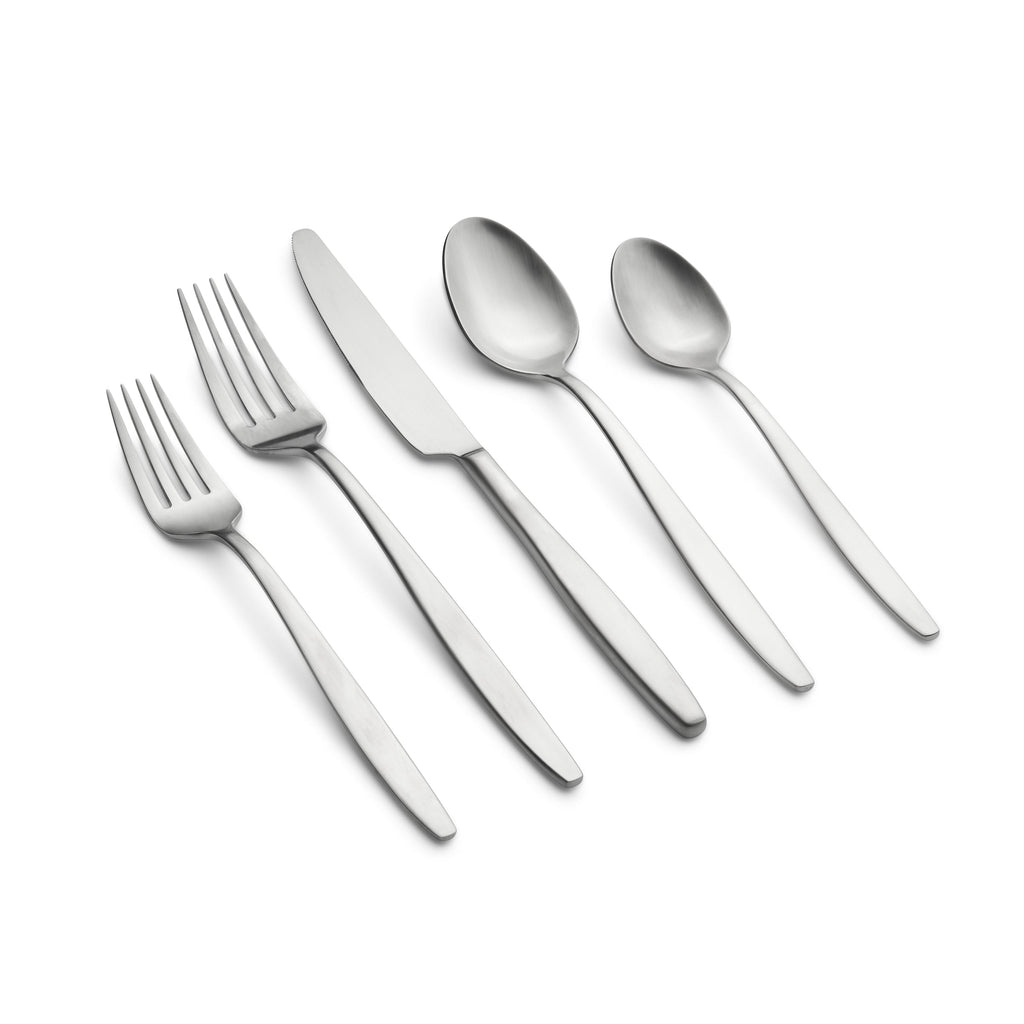 Nylah Satin 20 Piece Flatware Set