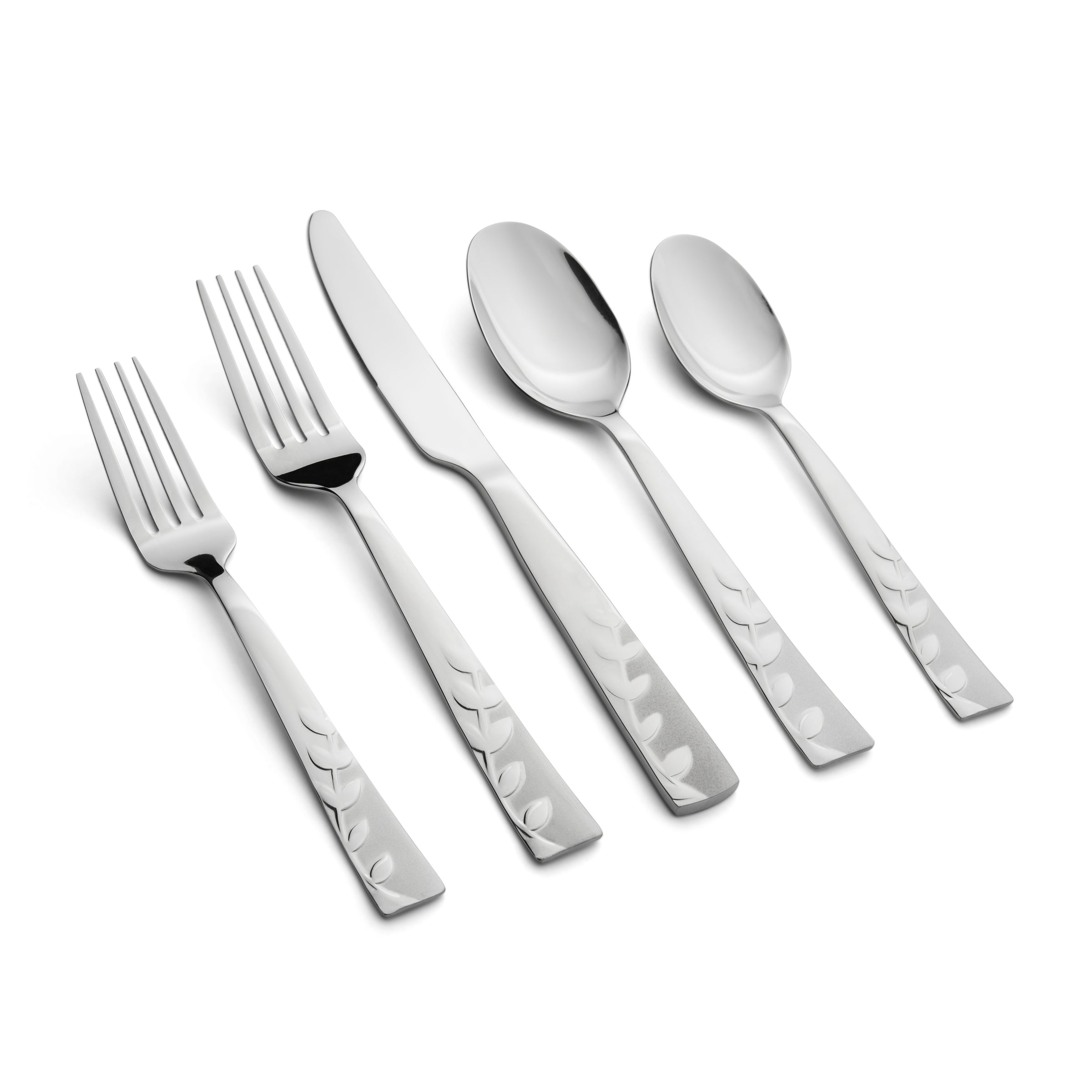 Blossom Sand 20 Piece Flatware Set