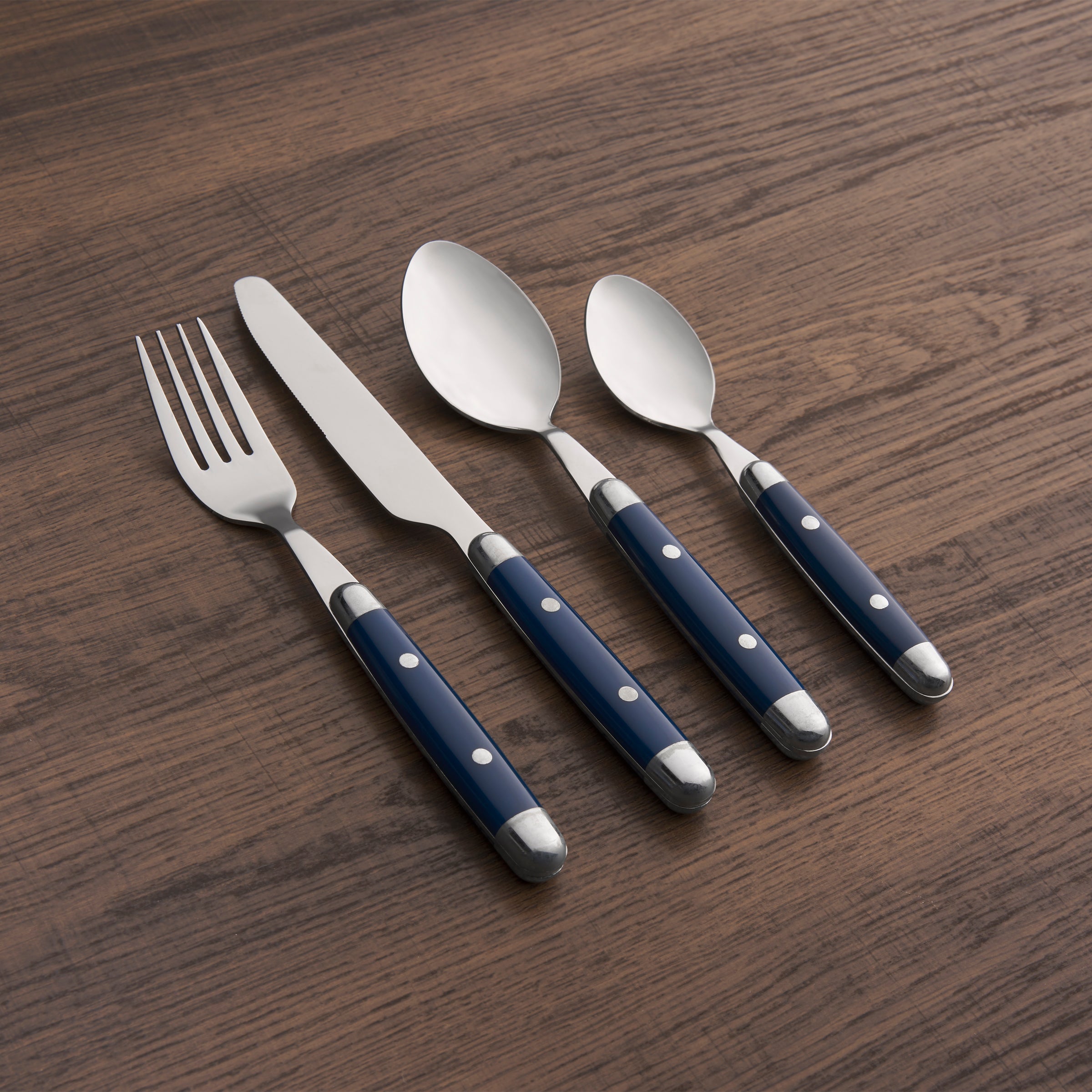 Jubilee Blue 16 Piece Flatware Set
