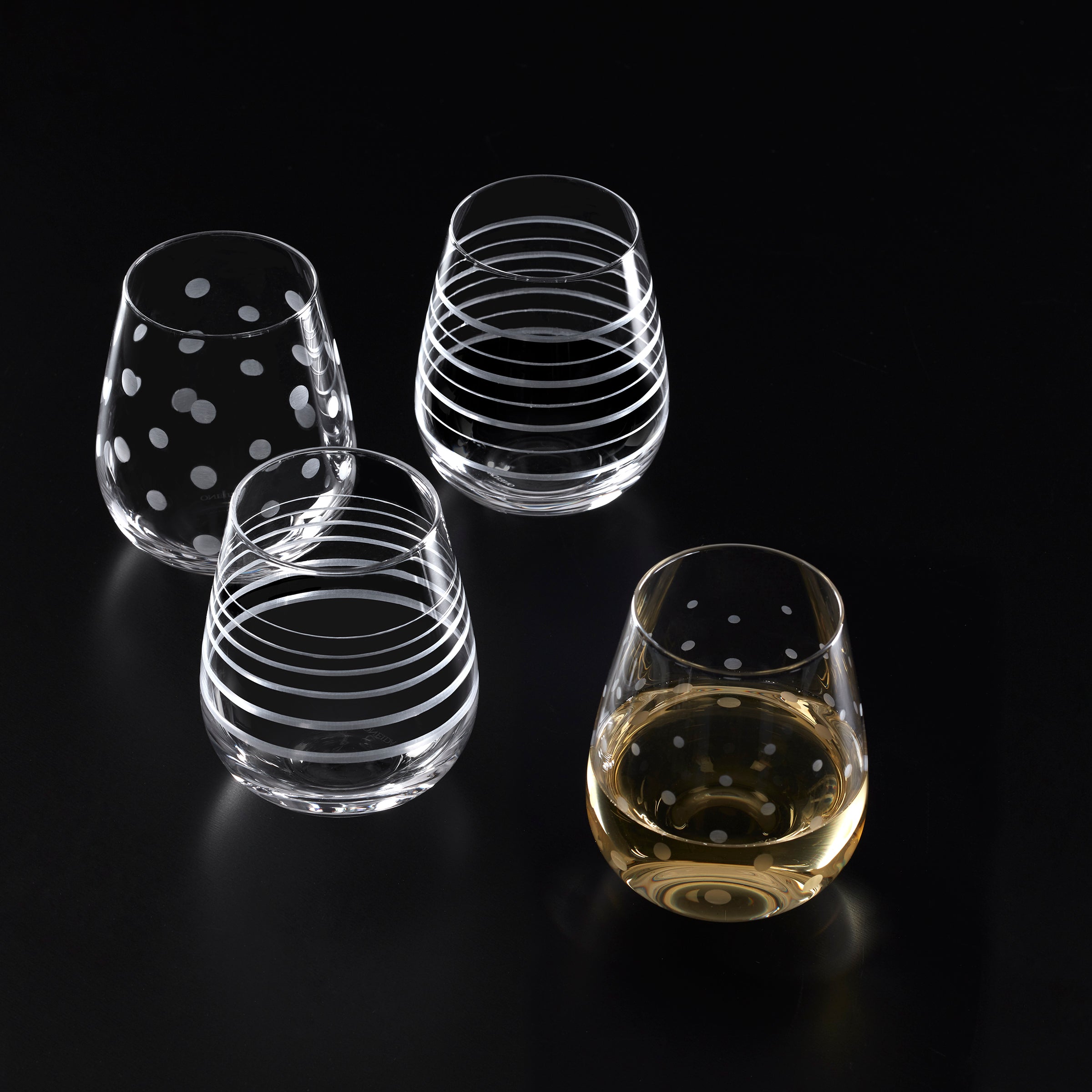 Mingle Stemless Wine Glasses - Set Of 4