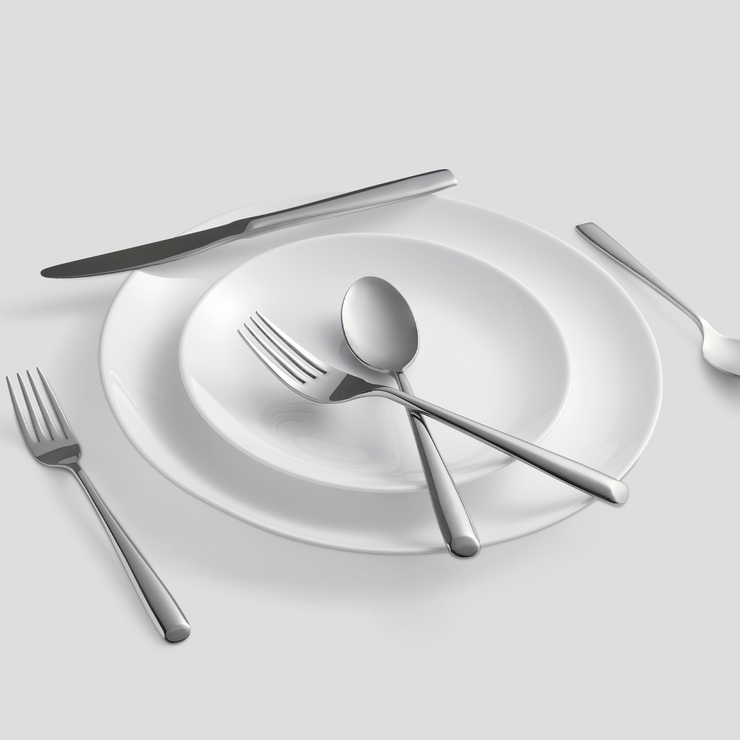 Rachel Mirror 20 Piece Flatware Set