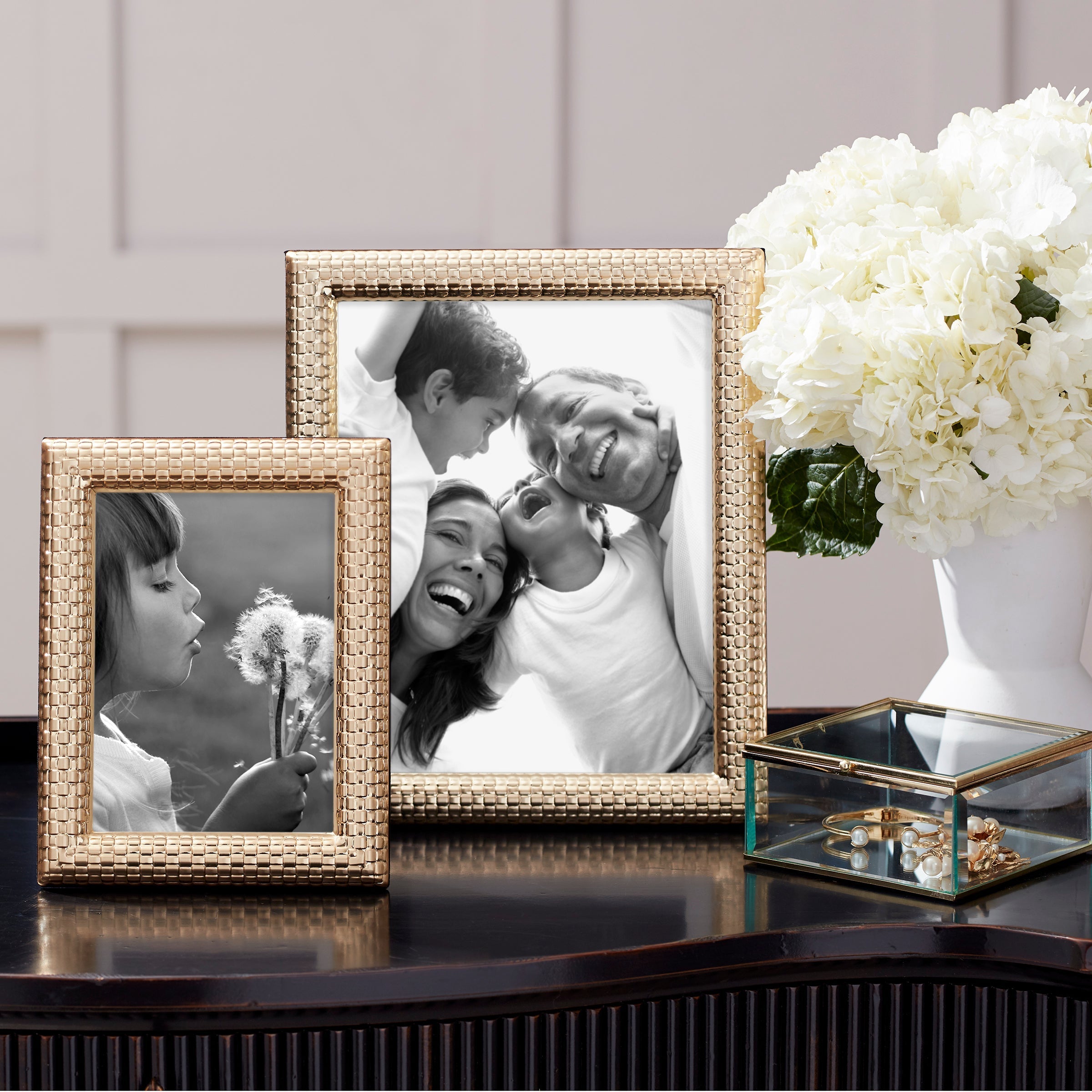 "Watchband Satin Gold 5"" x 7"" Photo Frame"